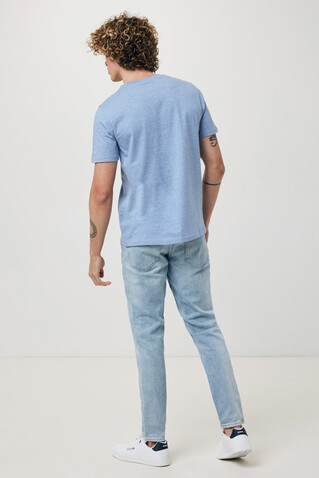 IQONIQ Brett T-Shirt aus recycelter Baumwolle light heather blue bedrucken, Art.-Nr. T9107.042.XXS IQONIQ Brett T-Shirt aus recycelter Baumwolle light heather blue bedrucken, Art.-Nr. T9107.042.XXS