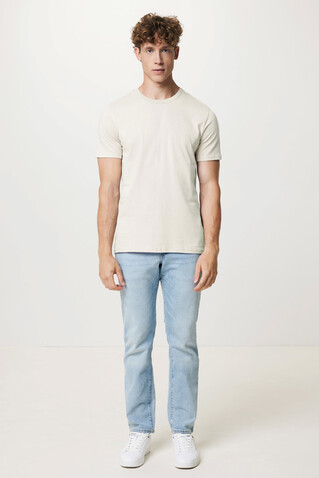 IQONIQ Brett T-Shirt aus recycelter Baumwolle ivory white bedrucken, Art.-Nr. T9107.040.XL