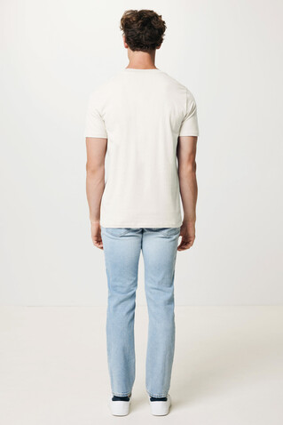 IQONIQ Brett T-Shirt aus recycelter Baumwolle ivory white bedrucken, Art.-Nr. T9107.040.XL