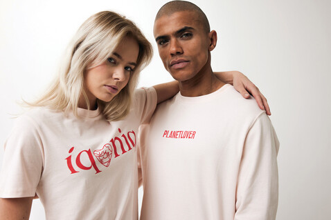 IQONIQ Brett T-Shirt aus recycelter Baumwolle cloud pink bedrucken, Art.-Nr. T9107.039.L IQONIQ Brett T-Shirt aus recycelter Baumwolle cloud pink bedrucken, Art.-Nr. T9107.039.L
