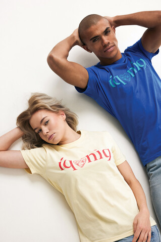 IQONIQ Brett T-Shirt aus recycelter Baumwolle cream yellow bedrucken, Art.-Nr. T9107.036.S IQONIQ Brett T-Shirt aus recycelter Baumwolle cream yellow bedrucken, Art.-Nr. T9107.036.S