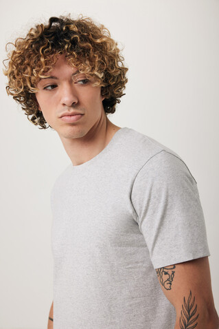IQONIQ Brett T-Shirt aus recycelter Baumwolle light heather grey bedrucken, Art.-Nr. T9107.032.5XL IQONIQ Brett T-Shirt aus recycelter Baumwolle light heather grey bedrucken, Art.-Nr. T9107.032.5XL