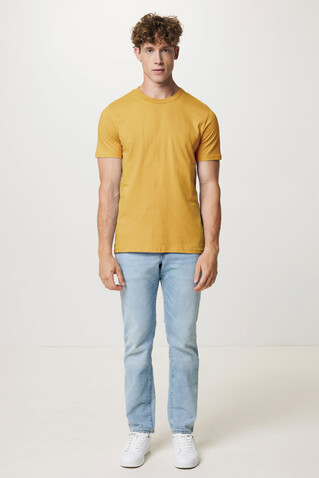 IQONIQ Brett T-Shirt aus recycelter Baumwolle ochre yellow bedrucken, Art.-Nr. T9107.021.XXXL IQONIQ Brett T-Shirt aus recycelter Baumwolle ochre yellow bedrucken, Art.-Nr. T9107.021.XXXL