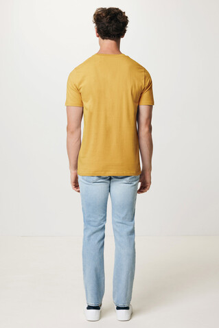 IQONIQ Brett T-Shirt aus recycelter Baumwolle ochre yellow bedrucken, Art.-Nr. T9107.021.XXXL IQONIQ Brett T-Shirt aus recycelter Baumwolle ochre yellow bedrucken, Art.-Nr. T9107.021.XXXL