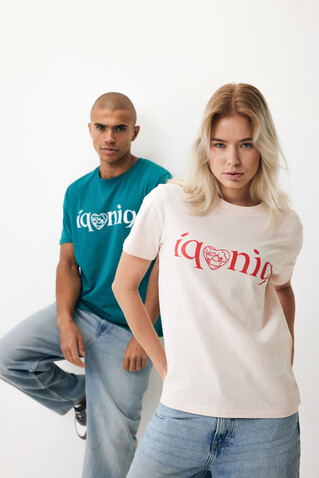 IQONIQ Brett T-Shirt aus recycelter Baumwolle verdigris bedrucken, Art.-Nr. T9107.009.L IQONIQ Brett T-Shirt aus recycelter Baumwolle verdigris bedrucken, Art.-Nr. T9107.009.L