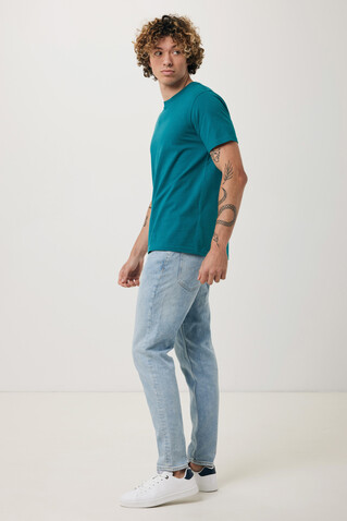 IQONIQ Brett T-Shirt aus recycelter Baumwolle verdigris bedrucken, Art.-Nr. T9107.009.L IQONIQ Brett T-Shirt aus recycelter Baumwolle verdigris bedrucken, Art.-Nr. T9107.009.L