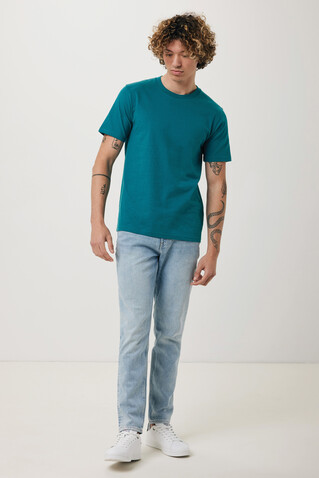 IQONIQ Brett T-Shirt aus recycelter Baumwolle verdigris bedrucken, Art.-Nr. T9107.009.L IQONIQ Brett T-Shirt aus recycelter Baumwolle verdigris bedrucken, Art.-Nr. T9107.009.L