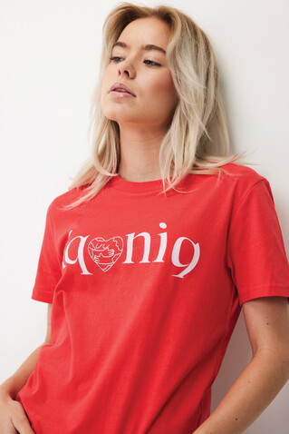 IQONIQ Brett T-Shirt aus recycelter Baumwolle luscious red bedrucken, Art.-Nr. T9107.008.XXL IQONIQ Brett T-Shirt aus recycelter Baumwolle luscious red bedrucken, Art.-Nr. T9107.008.XXL