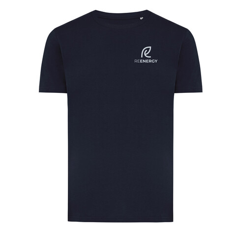 IQONIQ Brett T-Shirt aus recycelter Baumwolle navy blau bedrucken, Art.-Nr. T9107.002.XL
