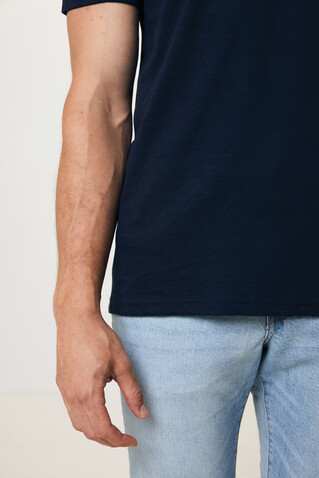 IQONIQ Brett T-Shirt aus recycelter Baumwolle navy blau bedrucken, Art.-Nr. T9107.002.XL
