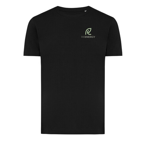IQONIQ Brett T-Shirt aus recycelter Baumwolle schwarz bedrucken, Art.-Nr. T9107.001.4XL