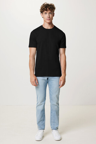 IQONIQ Brett T-Shirt aus recycelter Baumwolle schwarz bedrucken, Art.-Nr. T9107.001.4XL