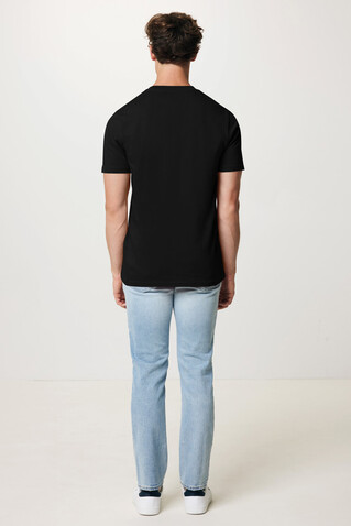 IQONIQ Brett T-Shirt aus recycelter Baumwolle schwarz bedrucken, Art.-Nr. T9107.001.4XL