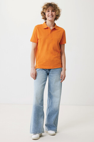 IQONIQ Yosemite Piqué-Poloshirt aus recycelter Baumwolle orange bedrucken, Art.-Nr. T9200.044.XXL