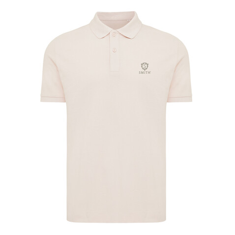 IQONIQ Yosemite Piqué-Poloshirt aus recycelter Baumwolle cloud pink bedrucken, Art.-Nr. T9200.039.L