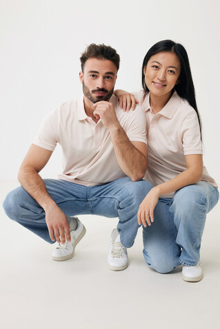IQONIQ Yosemite Piqué-Poloshirt aus recycelter Baumwolle cloud pink bedrucken, Art.-Nr. T9200.039.L