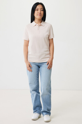 IQONIQ Yosemite Piqué-Poloshirt aus recycelter Baumwolle cloud pink bedrucken, Art.-Nr. T9200.039.L