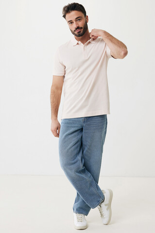 IQONIQ Yosemite Piqué-Poloshirt aus recycelter Baumwolle cloud pink bedrucken, Art.-Nr. T9200.039.L