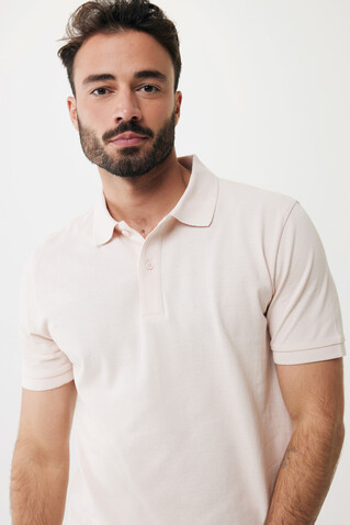 IQONIQ Yosemite Piqué-Poloshirt aus recycelter Baumwolle cloud pink bedrucken, Art.-Nr. T9200.039.L