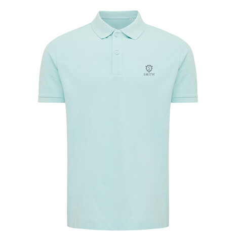 IQONIQ Yosemite Piqué-Poloshirt aus recycelter Baumwolle crushed mint bedrucken, Art.-Nr. T9200.037.XXXL