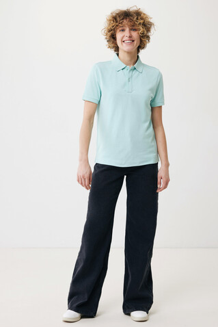 IQONIQ Yosemite Piqué-Poloshirt aus recycelter Baumwolle crushed mint bedrucken, Art.-Nr. T9200.037.XXXL
