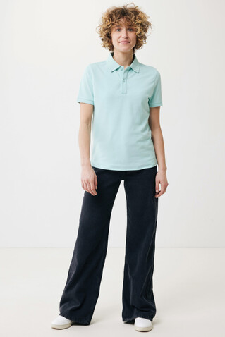 IQONIQ Yosemite Piqué-Poloshirt aus recycelter Baumwolle crushed mint bedrucken, Art.-Nr. T9200.037.XXXL