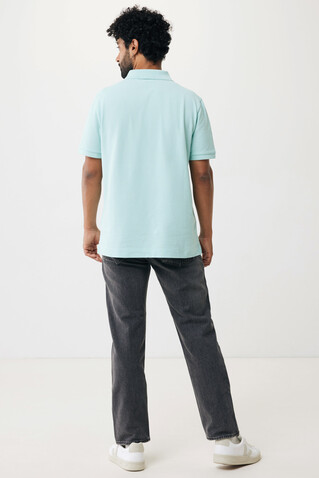 IQONIQ Yosemite Piqué-Poloshirt aus recycelter Baumwolle crushed mint bedrucken, Art.-Nr. T9200.037.XXXL