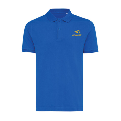 IQONIQ Yosemite Piqué-Poloshirt aus recycelter Baumwolle Königsblau bedrucken, Art.-Nr. T9200.025.4XL