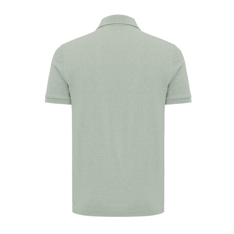 IQONIQ Yosemite Piqué-Poloshirt aus recycelter Baumwolle Iceberg green bedrucken, Art.-Nr. T9200.023.5XL