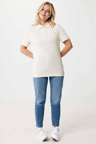 IQONIQ Yosemite Piqué-Poloshirt aus recycelter Baumwolle natural raw bedrucken, Art.-Nr. T9200.018.XS