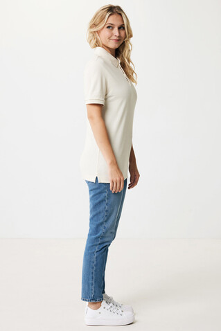 IQONIQ Yosemite Piqué-Poloshirt aus recycelter Baumwolle natural raw bedrucken, Art.-Nr. T9200.018.XS