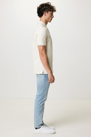 IQONIQ Yosemite Piqué-Poloshirt aus recycelter Baumwolle natural raw bedrucken, Art.-Nr. T9200.018.XS
