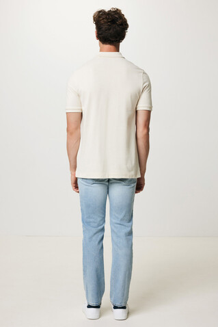 IQONIQ Yosemite Piqué-Poloshirt aus recycelter Baumwolle natural raw bedrucken, Art.-Nr. T9200.018.XS