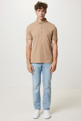 IQONIQ Yosemite Piqué-Poloshirt aus recycelter Baumwolle heather brown bedrucken, Art.-Nr. T9200.017.L IQONIQ Yosemite Piqué-Poloshirt aus recycelter Baumwolle heather brown bedrucken, Art.-Nr. T9200.017.L