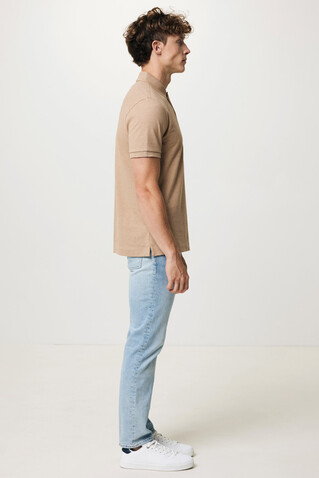 IQONIQ Yosemite Piqué-Poloshirt aus recycelter Baumwolle heather brown bedrucken, Art.-Nr. T9200.017.L IQONIQ Yosemite Piqué-Poloshirt aus recycelter Baumwolle heather brown bedrucken, Art.-Nr. T9200.017.L