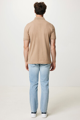 IQONIQ Yosemite Piqué-Poloshirt aus recycelter Baumwolle heather brown bedrucken, Art.-Nr. T9200.017.L IQONIQ Yosemite Piqué-Poloshirt aus recycelter Baumwolle heather brown bedrucken, Art.-Nr. T9200.017.L