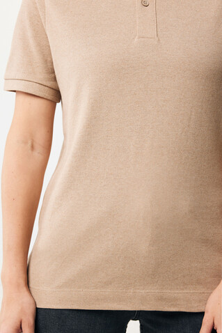 IQONIQ Yosemite Piqué-Poloshirt aus recycelter Baumwolle heather brown bedrucken, Art.-Nr. T9200.017.L IQONIQ Yosemite Piqué-Poloshirt aus recycelter Baumwolle heather brown bedrucken, Art.-Nr. T9200.017.L
