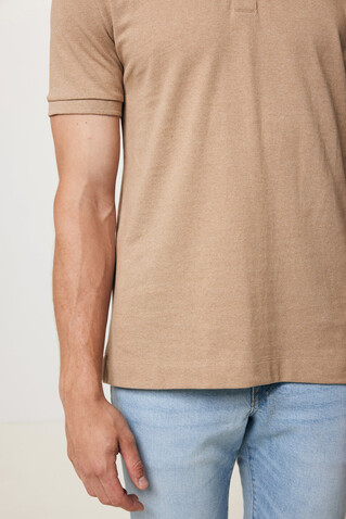 IQONIQ Yosemite Piqué-Poloshirt aus recycelter Baumwolle heather brown bedrucken, Art.-Nr. T9200.017.L IQONIQ Yosemite Piqué-Poloshirt aus recycelter Baumwolle heather brown bedrucken, Art.-Nr. T9200.017.L