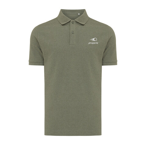 IQONIQ Yosemite Piqué-Poloshirt aus recycelter Baumwolle heather green bedrucken, Art.-Nr. T9200.015.XXXL IQONIQ Yosemite Piqué-Poloshirt aus recycelter Baumwolle heather green bedrucken, Art.-Nr. T9200.015.XXXL
