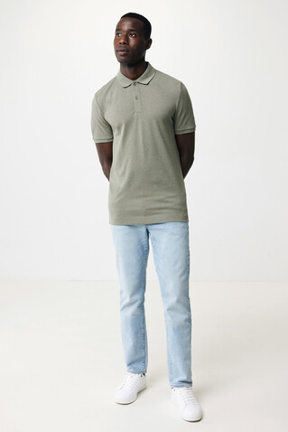 IQONIQ Yosemite Piqué-Poloshirt aus recycelter Baumwolle heather green bedrucken, Art.-Nr. T9200.015.XXXL IQONIQ Yosemite Piqué-Poloshirt aus recycelter Baumwolle heather green bedrucken, Art.-Nr. T9200.015.XXXL