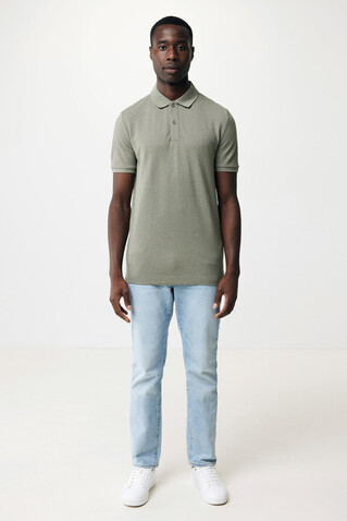 IQONIQ Yosemite Piqué-Poloshirt aus recycelter Baumwolle heather green bedrucken, Art.-Nr. T9200.015.XXXL IQONIQ Yosemite Piqué-Poloshirt aus recycelter Baumwolle heather green bedrucken, Art.-Nr. T9200.015.XXXL