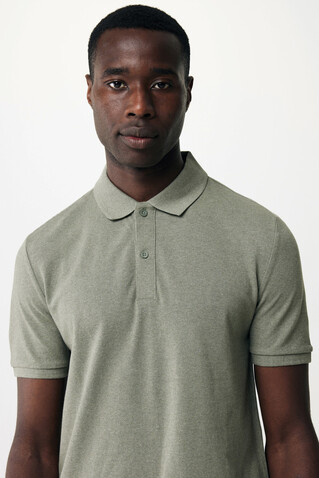 IQONIQ Yosemite Piqué-Poloshirt aus recycelter Baumwolle heather green bedrucken, Art.-Nr. T9200.015.XXXL IQONIQ Yosemite Piqué-Poloshirt aus recycelter Baumwolle heather green bedrucken, Art.-Nr. T9200.015.XXXL