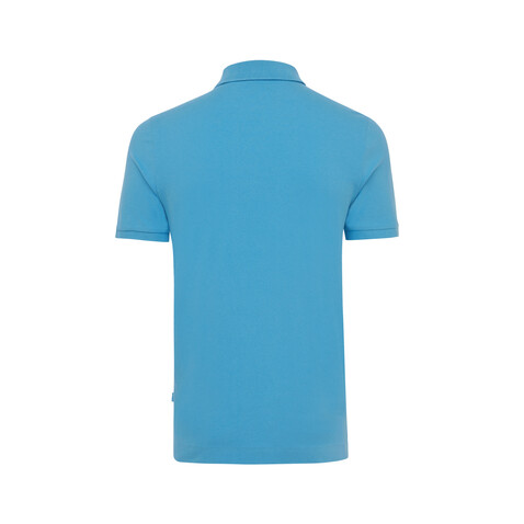 IQONIQ Yosemite Piqué-Poloshirt aus recycelter Baumwolle tranquil blue bedrucken, Art.-Nr. T9200.010.5XL