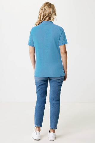 IQONIQ Yosemite Piqué-Poloshirt aus recycelter Baumwolle tranquil blue bedrucken, Art.-Nr. T9200.010.5XL