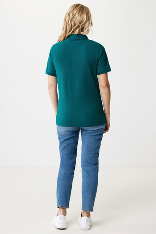 IQONIQ Yosemite Piqué-Poloshirt aus recycelter Baumwolle verdigris bedrucken, Art.-Nr. T9200.009.XL