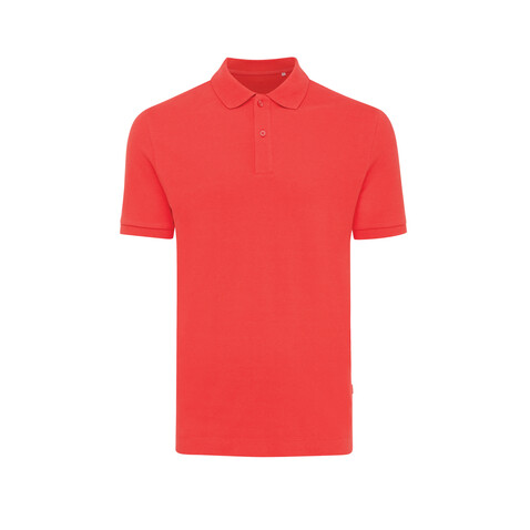 IQONIQ Yosemite Piqué-Poloshirt aus recycelter Baumwolle luscious red bedrucken, Art.-Nr. T9200.008.S
