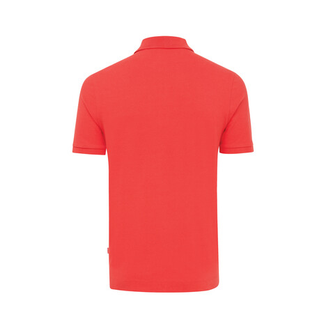 IQONIQ Yosemite Piqué-Poloshirt aus recycelter Baumwolle luscious red bedrucken, Art.-Nr. T9200.008.S