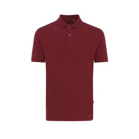 IQONIQ Yosemite Piqué-Poloshirt aus recycelter Baumwolle burgunderrot bedrucken, Art.-Nr. T9200.007.XS