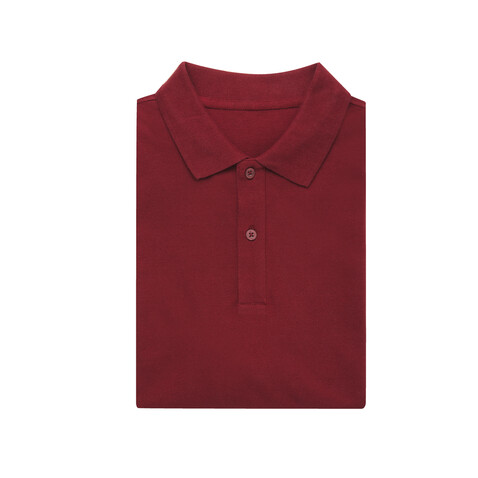 IQONIQ Yosemite Piqué-Poloshirt aus recycelter Baumwolle burgunderrot bedrucken, Art.-Nr. T9200.007.XS