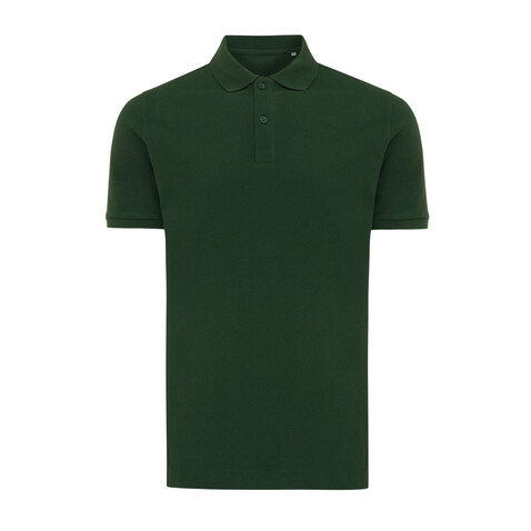 IQONIQ Yosemite Piqué-Poloshirt aus recycelter Baumwolle forest green bedrucken, Art.-Nr. T9200.005.XL